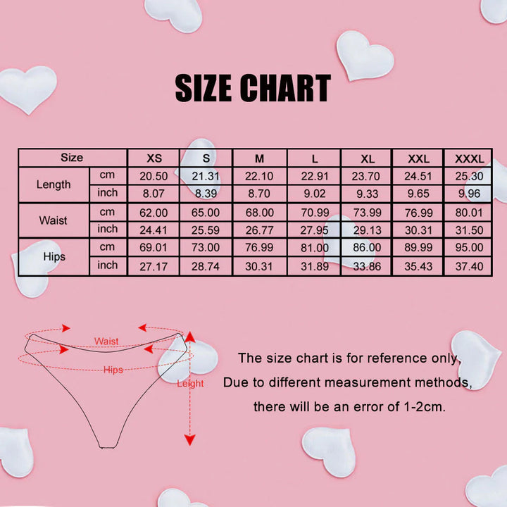 Custom Face Couple Matching Underwear Love Heart Personalized Funny Underwear Valentine's Day Gift