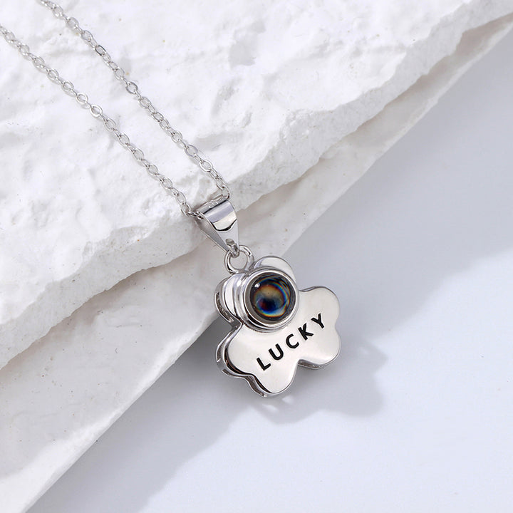 Custom Projection Necklace Lucky Bear Picture Necklace