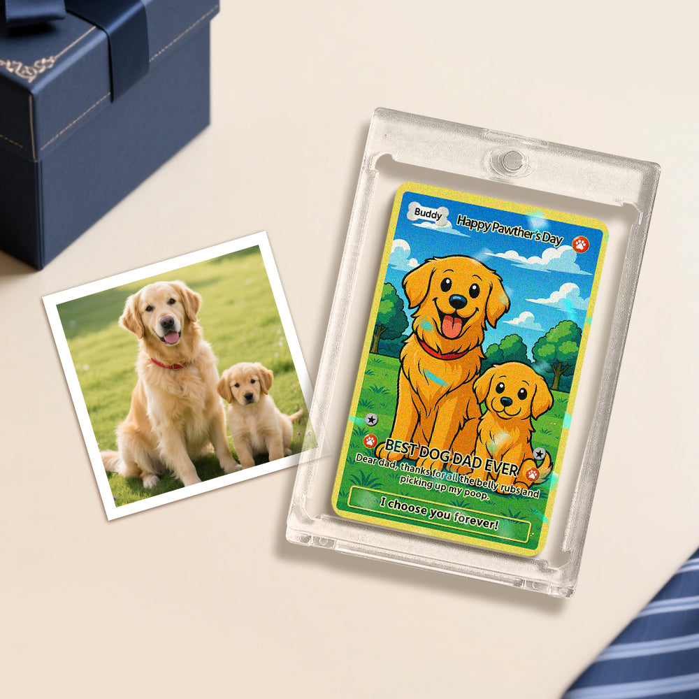Custom Photo & Text Poke Card Game Card Gift for Pet Lover