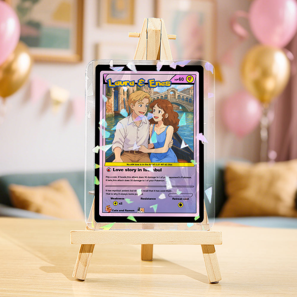 Custom Poke Card Gift For Couple Valentine's Day Gift Poke Card Custom Poke Present Anniversary Gift