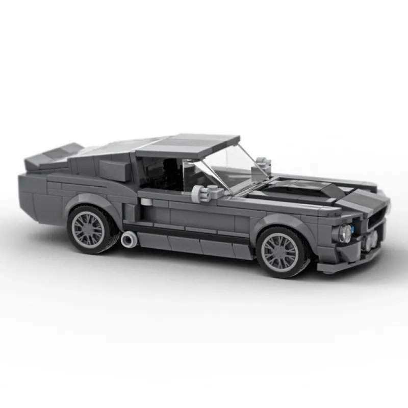 Ford Mustang Shelby GT500 Creative Vehicle Racing Car Building Blocks Construction Toy Brick Figures Gift for Car Lover