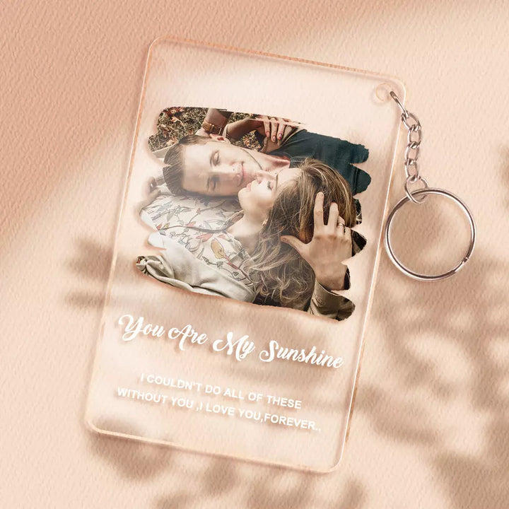 Custom Photo Art Plaque Acrylic Keychain/Plaque/Night Light Anniversary Gift
