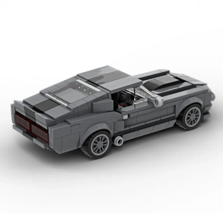Ford Mustang Shelby GT500 Creative Vehicle Racing Car Building Blocks Construction Toy Brick Figures Gift for Car Lover