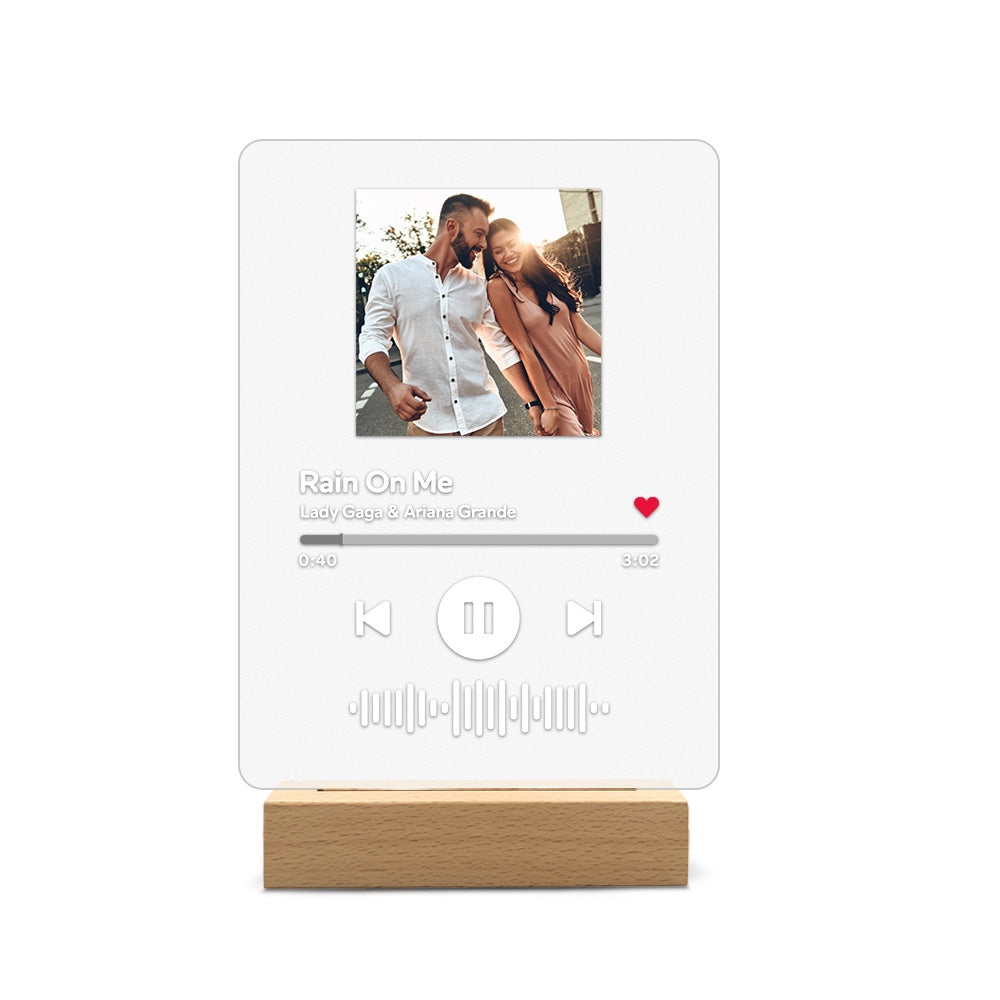 Personalized Scannable Music Code Acrylic Ornament