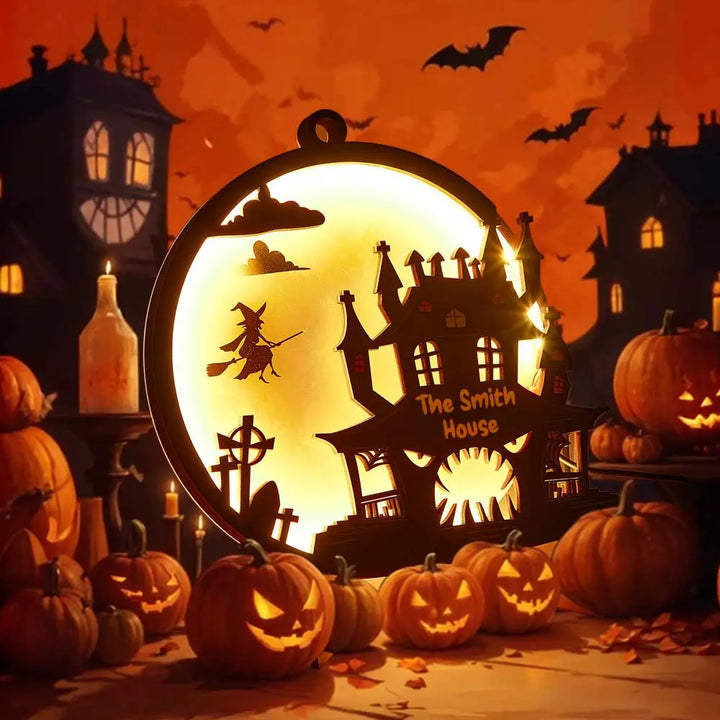 Custom Halloween Light with Name Halloween Home Decor Night Lamp for Halloween Gift