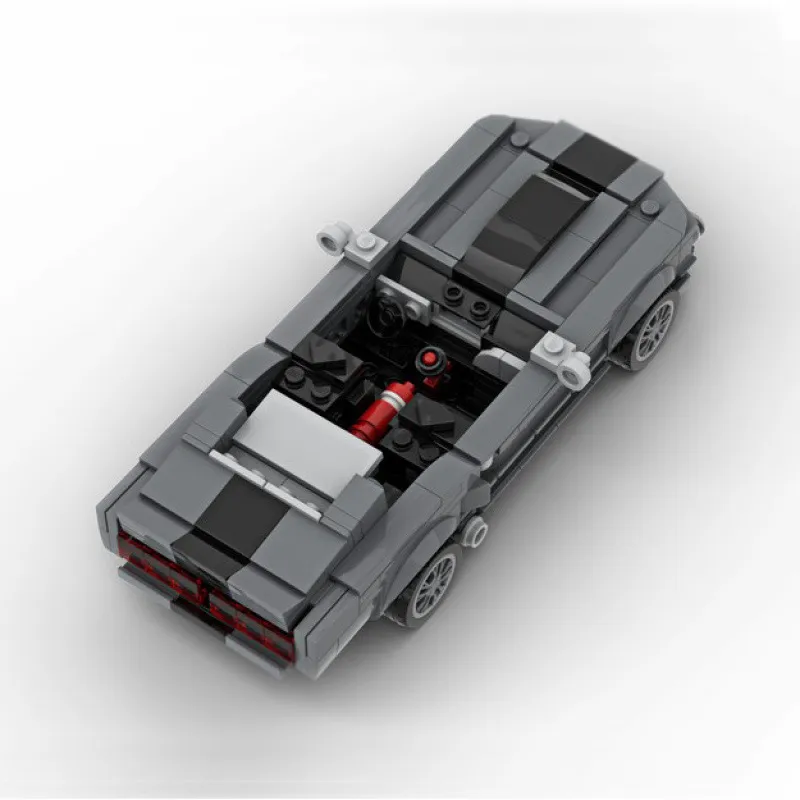 Ford Mustang Shelby GT500 Creative Vehicle Racing Car Building Blocks Construction Toy Brick Figures Gift for Car Lover