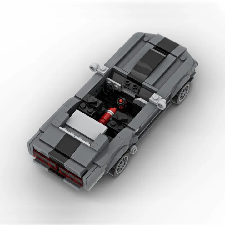 Ford Mustang Shelby GT500 Creative Vehicle Racing Car Building Blocks Construction Toy Brick Figures Gift for Car Lover