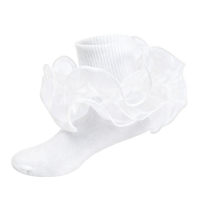 Spring & Summer Thin Cotton Socks for Kids – Solid Color Breathable Princess Socks with Lace Trim