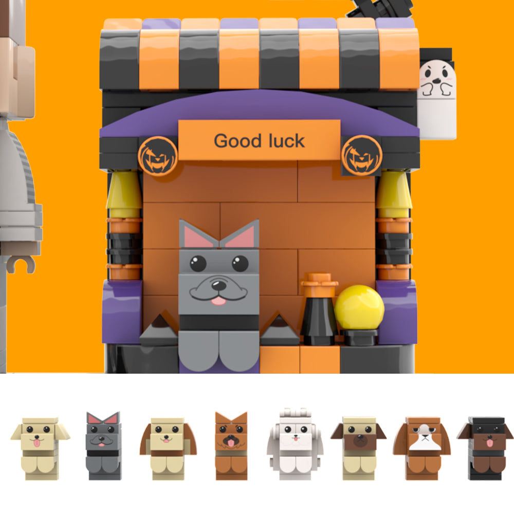 Halloween Gifts Custom Brick Figures Pen Holder Personalized Brick Figures and Pen Holder Pet Pen Holder