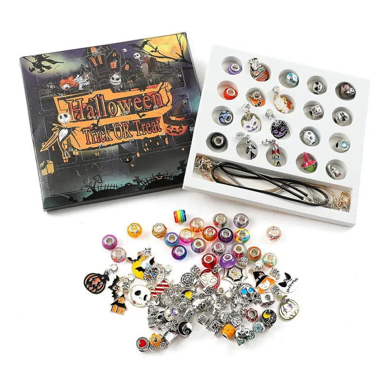 Halloween Charms Set – DIY Bracelets Jewelry Halloween Gifts for Kids