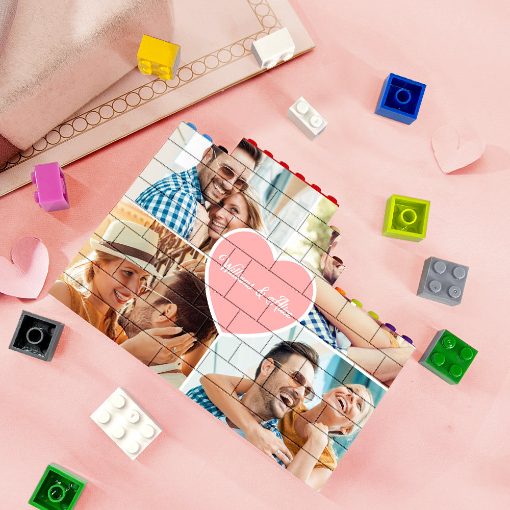 Customized Building Brick Personalized Colors Block Puzzle