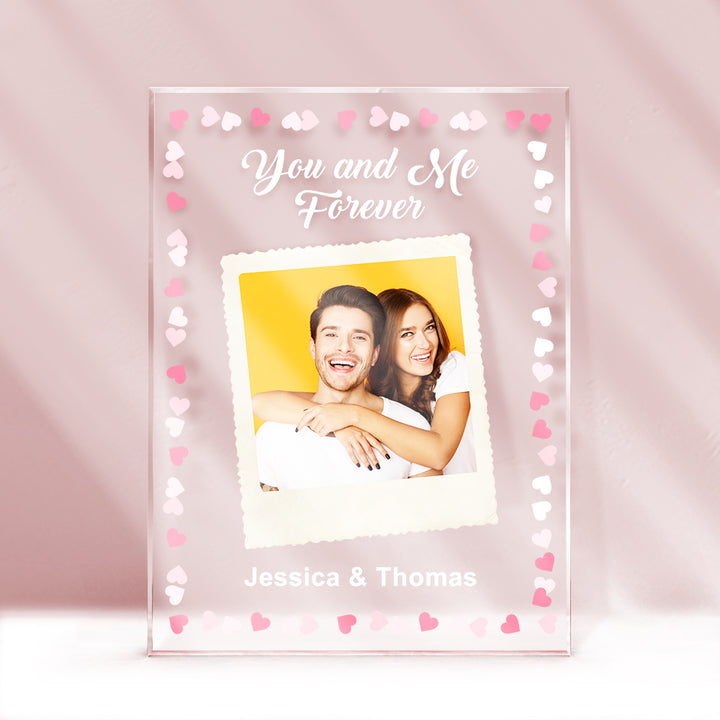 Custom Photo Keychain With Your Name Personalized Glass Night Light With Photo