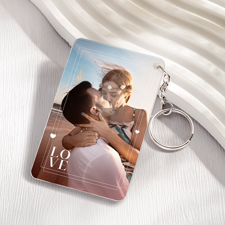Personalized Love Gift with Photo First Anniversary Plaque Gift for Boyfriend Custom Acrylic Plaque