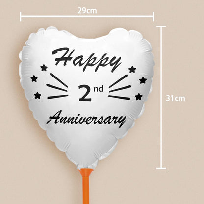 Custom Happy Anniversary Balloons For Anniversary Party Decorations
