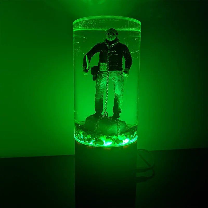 Halloween Character Plastic Night Light – Spooky Desktop Decoration