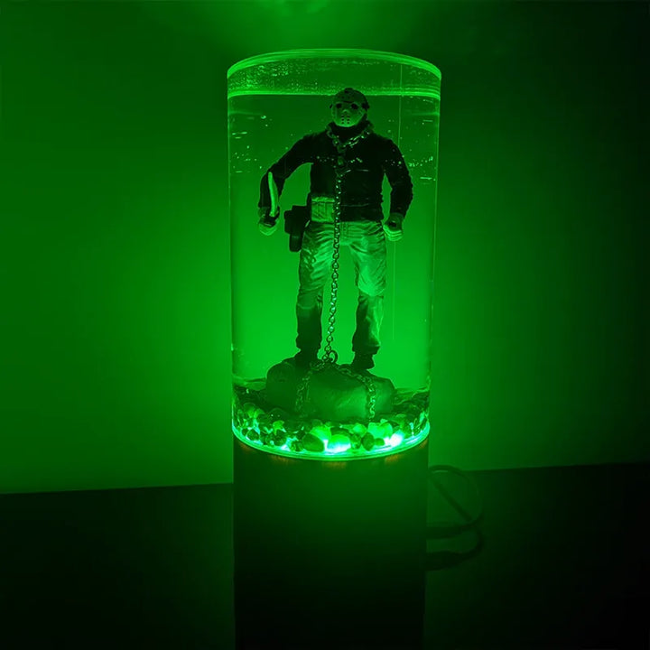 Halloween Character Plastic Night Light – Spooky Desktop Decoration