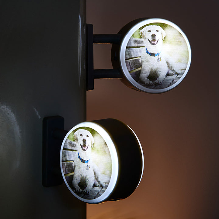 Personalized Refrigerator Magnet with Light Photo Fridge Magnet Gift for Family or Friends