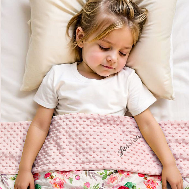 Personalized Baby Blanket Custom Blanket with Embroidered Name Gift for Baby