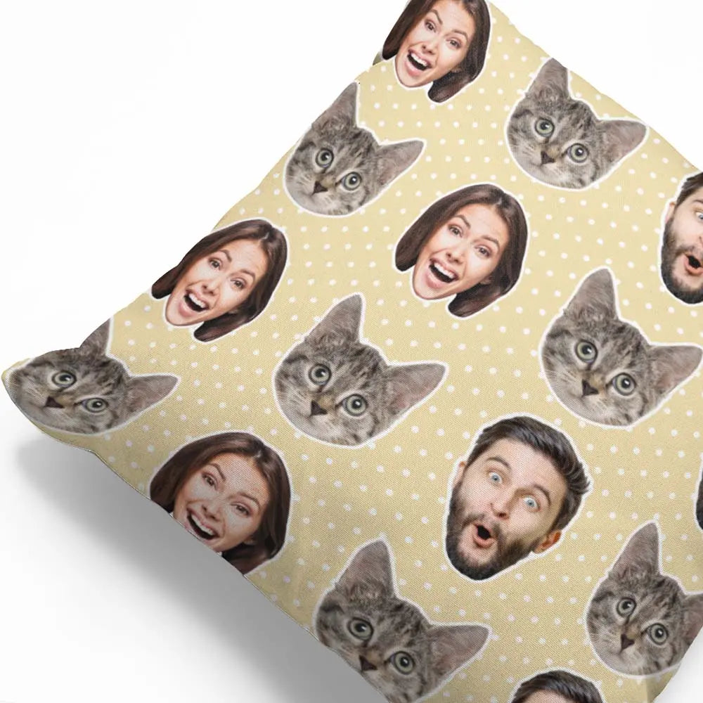 Custom Face Pillowcase – Personalize Your Home Decor with Unique Pillowcase Cover Only (Insert Not Included)