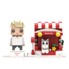 Christmas Gifts Custom Brick Figures Pen Holder Personalized Brick Figures and Pen Holder Pet Pen Holder