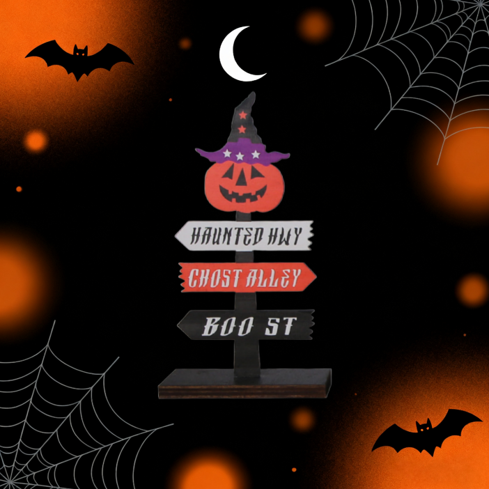 Halloween Pumpkin Decoration – Spooky Desktop Ornament