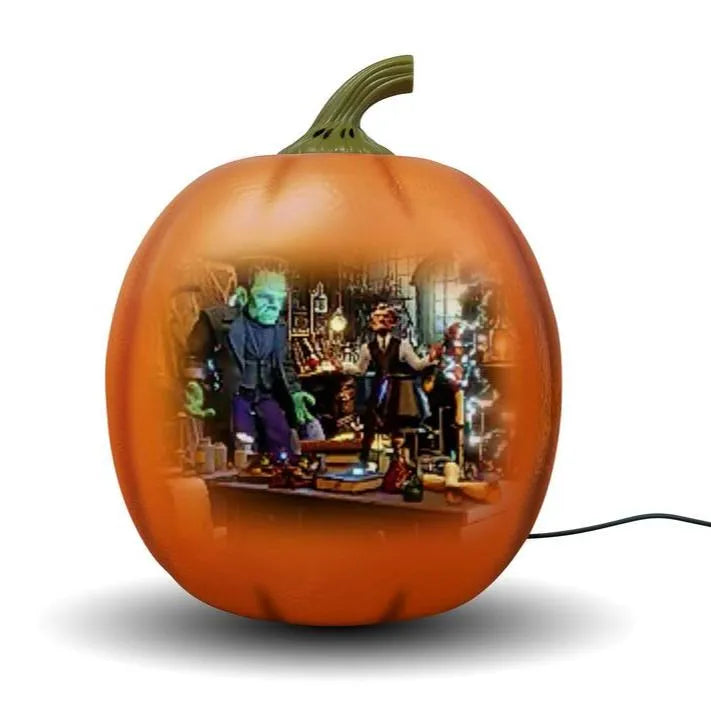 Talking And Singing Pumpkin Lantern Halloween Decoration Props Gift Projector Night Light