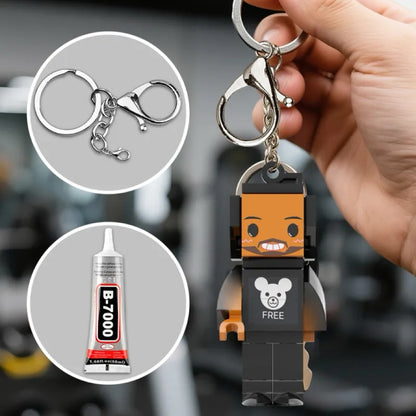 Full Body Customizable 1 Person Custom Mini Brick Figures Gifts For Boyfriend