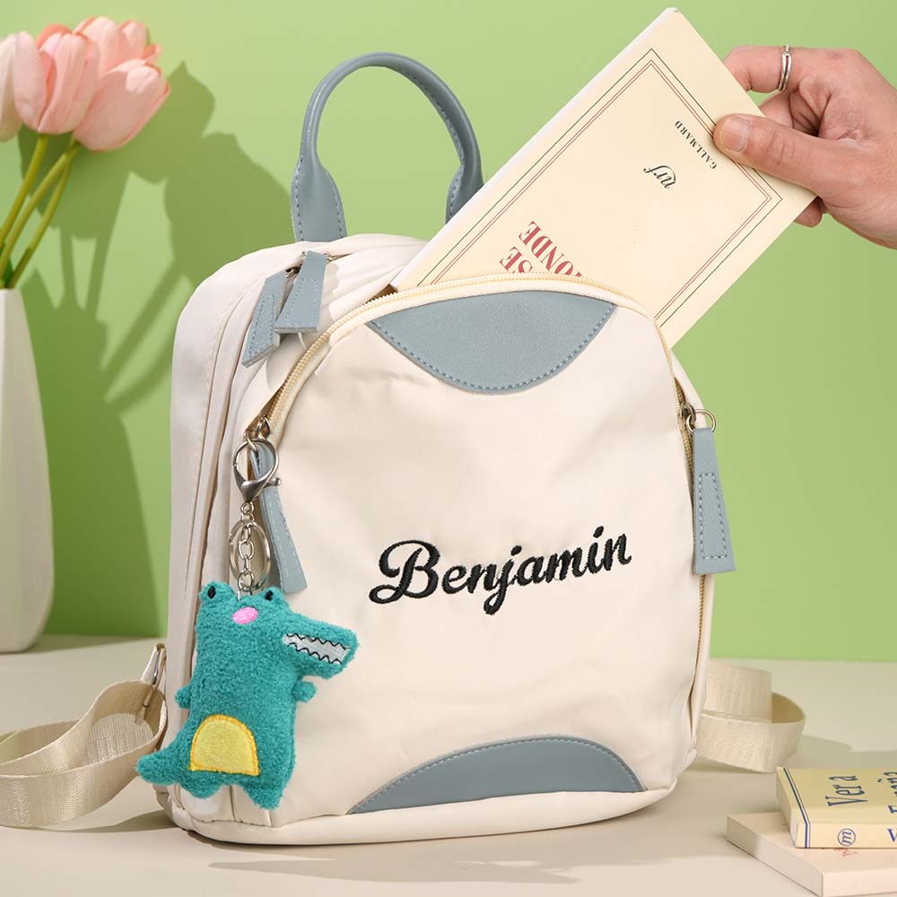 Personalized Name Embroidery Backpack Custom Mini Backpack School Bags Gift for Kids