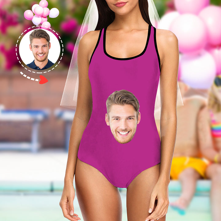 Custom Face Swimsuit Ladies One Piece Swimwear