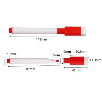 8 Colors Erasable Whiteboard Marker Pen Office School Stationery