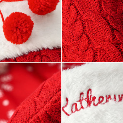 Personalized Christmas Stocking with Name Embroidery Xmas Stockings Decoration
