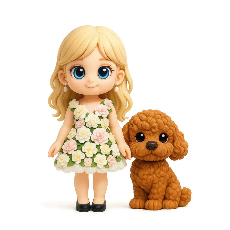 Custom Cute 3D Mini Figure Hot Air Balloon Night Light Room Desk Figurine Based on Your Picture Birthday Gift Christmas Gift