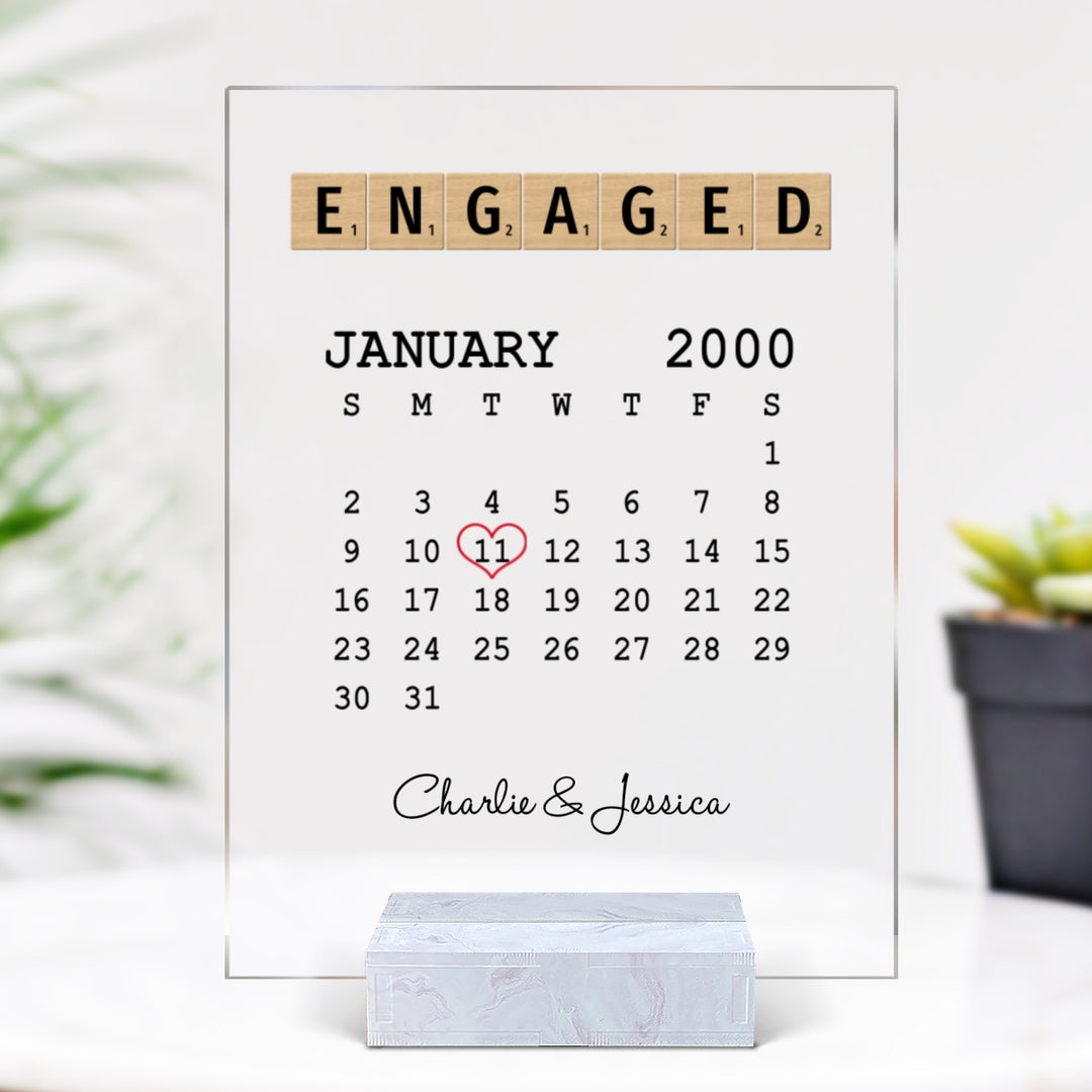 Alpha Chain With Date Plaque