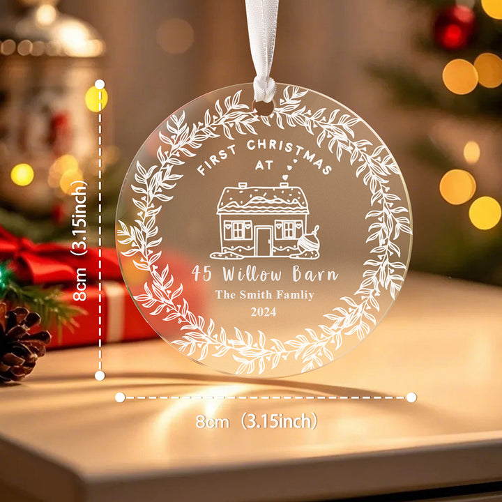 Personalised First Home Christmas Ornament Christmas Decorations New Home Gift