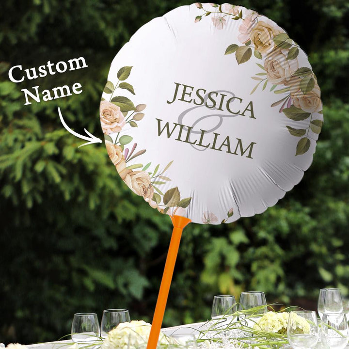 Personalized Name Balloons Wedding Marriage Anniversary Party Decorations Supplies