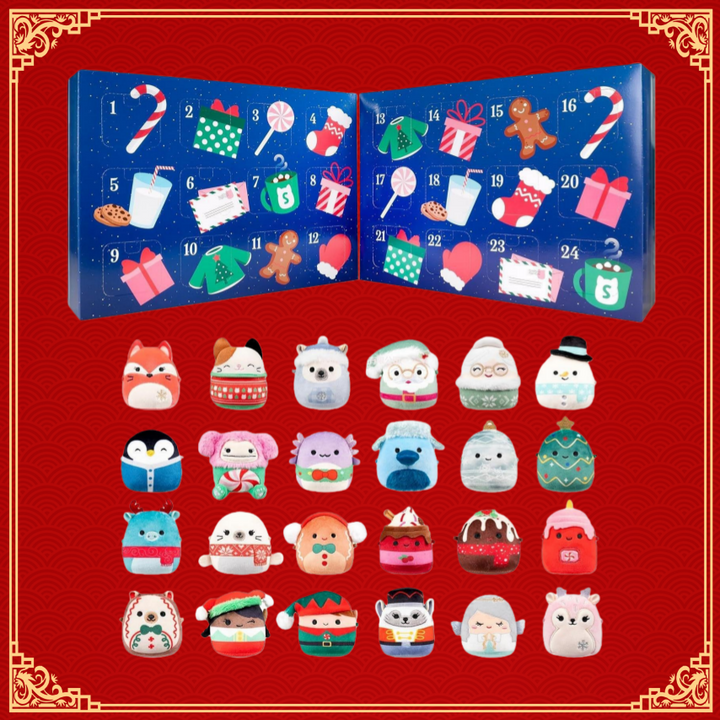 Cute Christmas Animal Advent Calendar Box – Surprise Gift for Kids