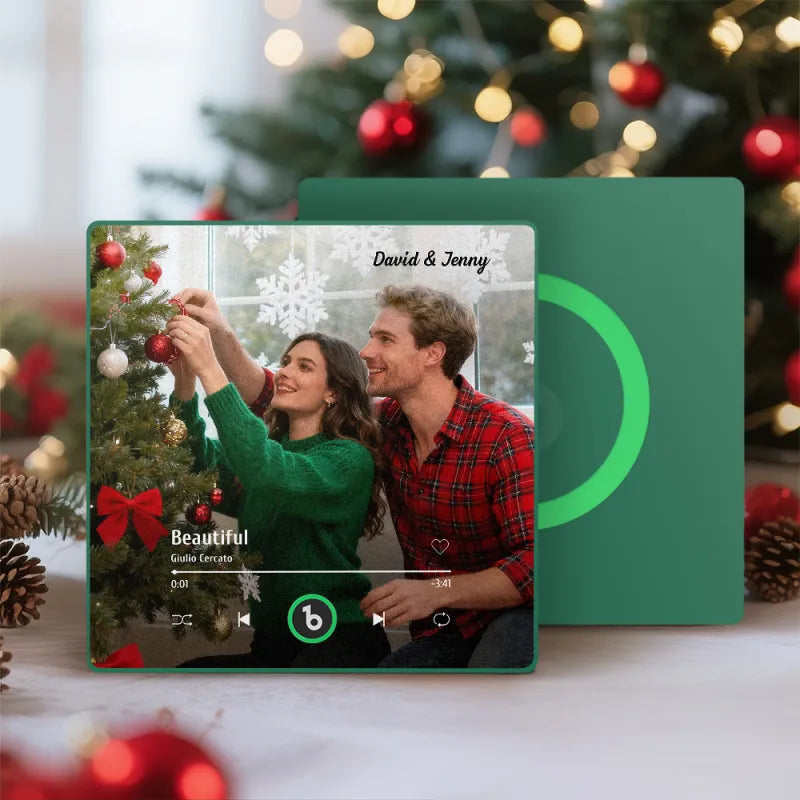 FridgeBeats Framed 4.0 Custom Music Fridge Magnet with Colorful Frame Album Fridge Magnet Wall Sticker Christmas Gifts