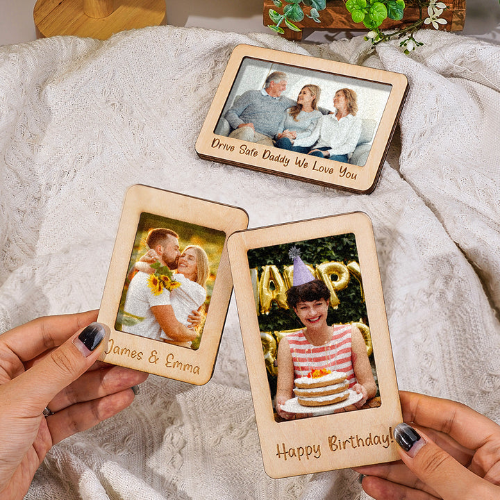 Personalized Photo Frame Car Sun Visor Clip Car Accessories Decoration Gift for Him