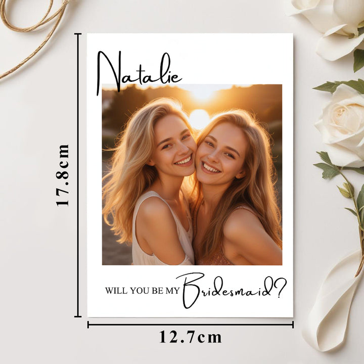 Personalized Bridesmaid Proposal Card Bridesmaid Card