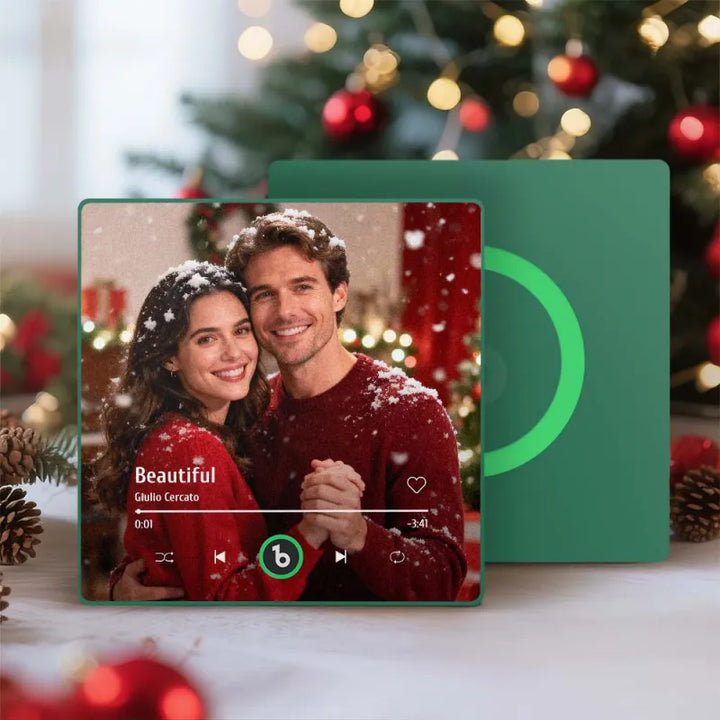 FridgeBeats Framed 4.0 Custom Music Photo Fridge Magnet That Can Play Music Without Cellphone Christmas Gifts