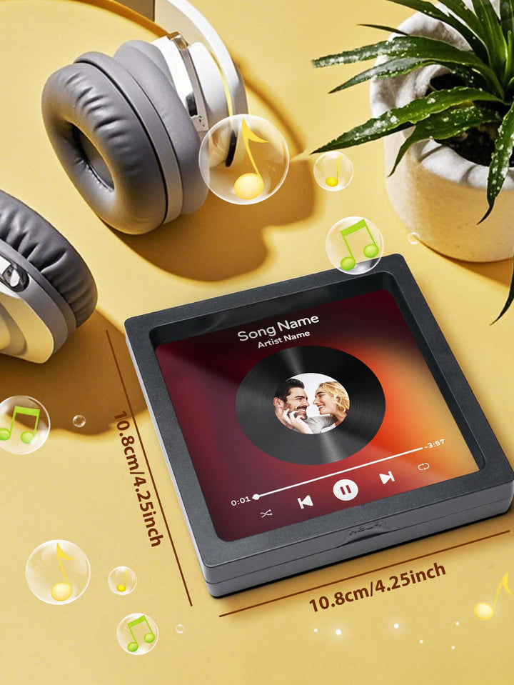 Custom Photo Vinyl Record Music Fridge Magnet for Special Memories