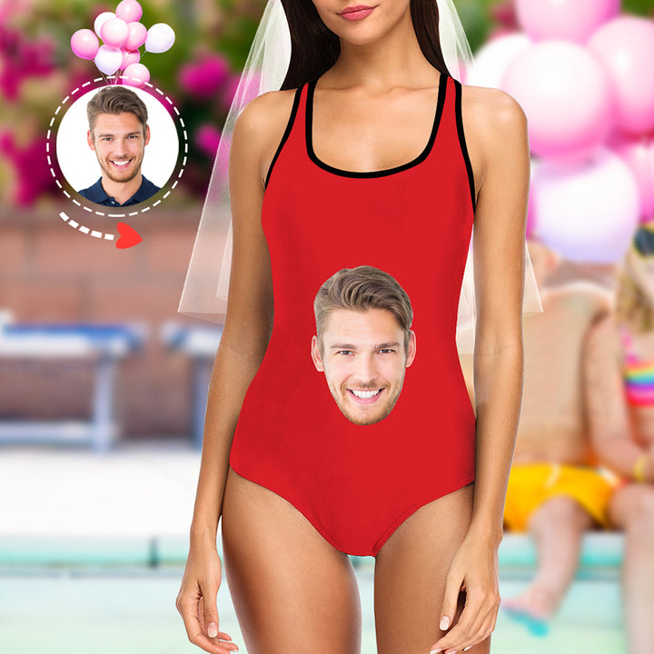 Custom Face Swimsuit Ladies One Piece Swimwear
