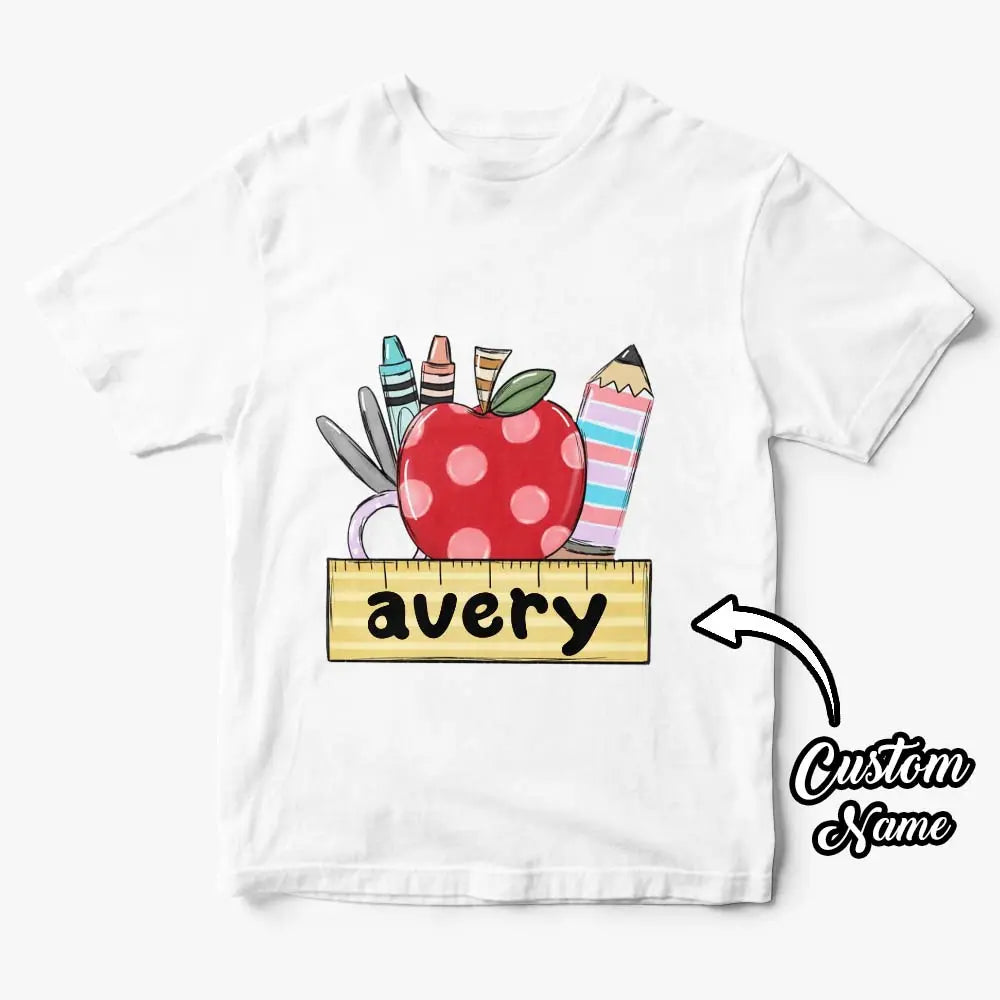 Personalized Back to School T-shirt First Day of School Shirt Gift for Kids
