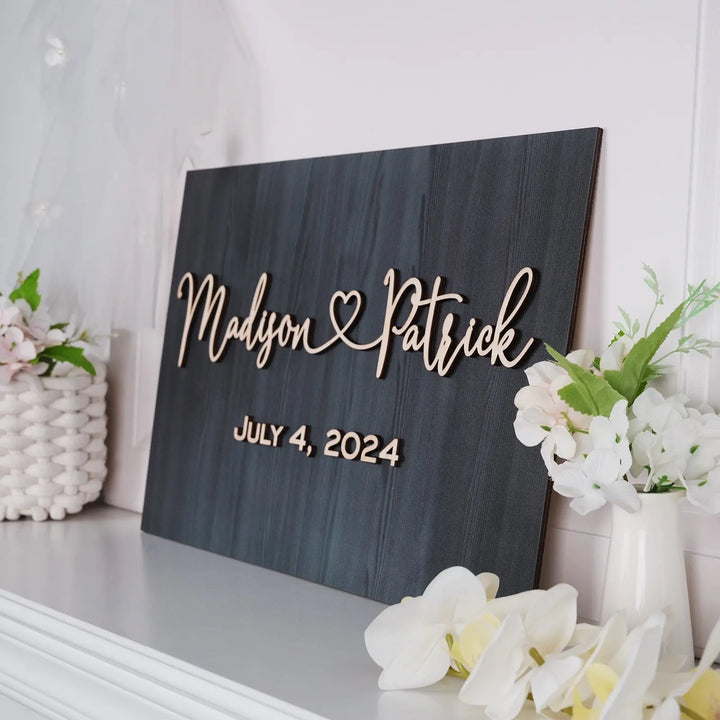 Personalized Wedding Sign Wedding Welcome Sign for Wedding Entrance