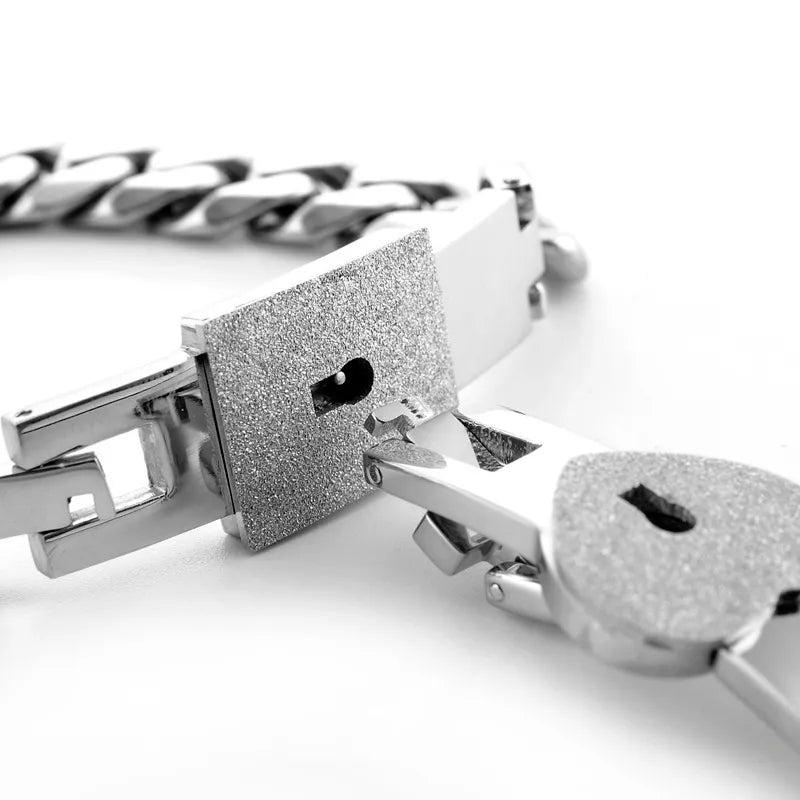Secret Key Couple Bracelets Exclusive Love Lock Bracelets Lock & Unlock Your Love Set