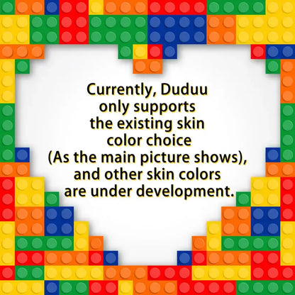 Full Body Customizable 1 Person Birthday Girl Duddu Brick Figures Small Particle Block Toy Gift For Birthday