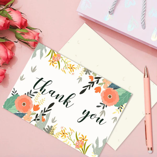 Floral Thank You Cards for All Occasions Greeting Card Gifts