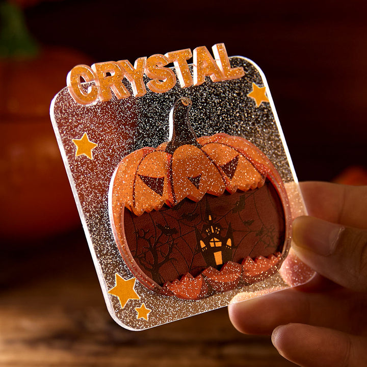 Custom Halloween Fridge Magnet with Name Refrigerator Magnet Home Decoration for Halloween Gift