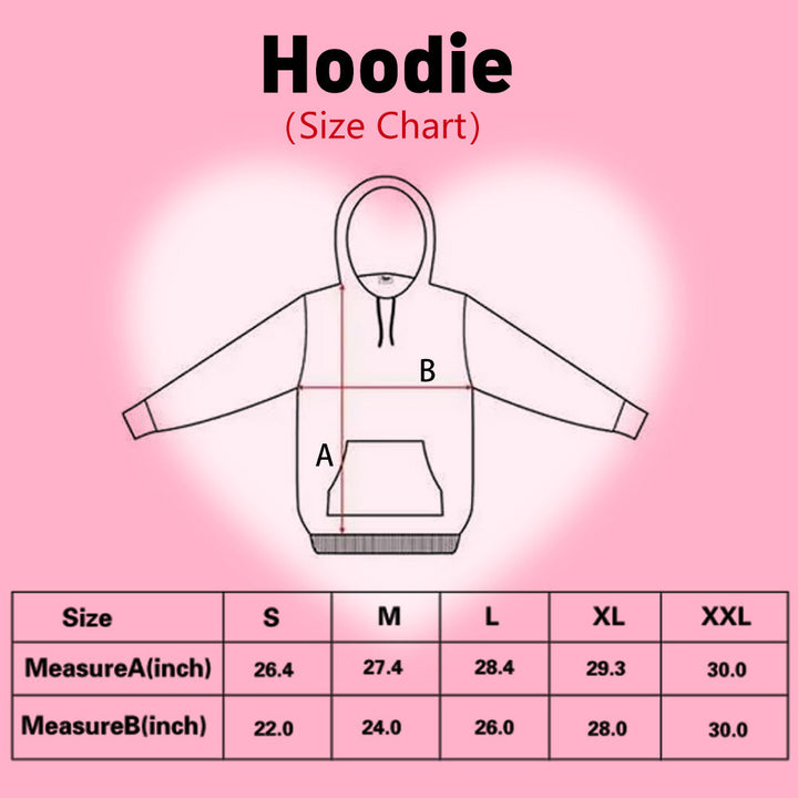 Unisex Custom Face Red Heart Lips Hoodie