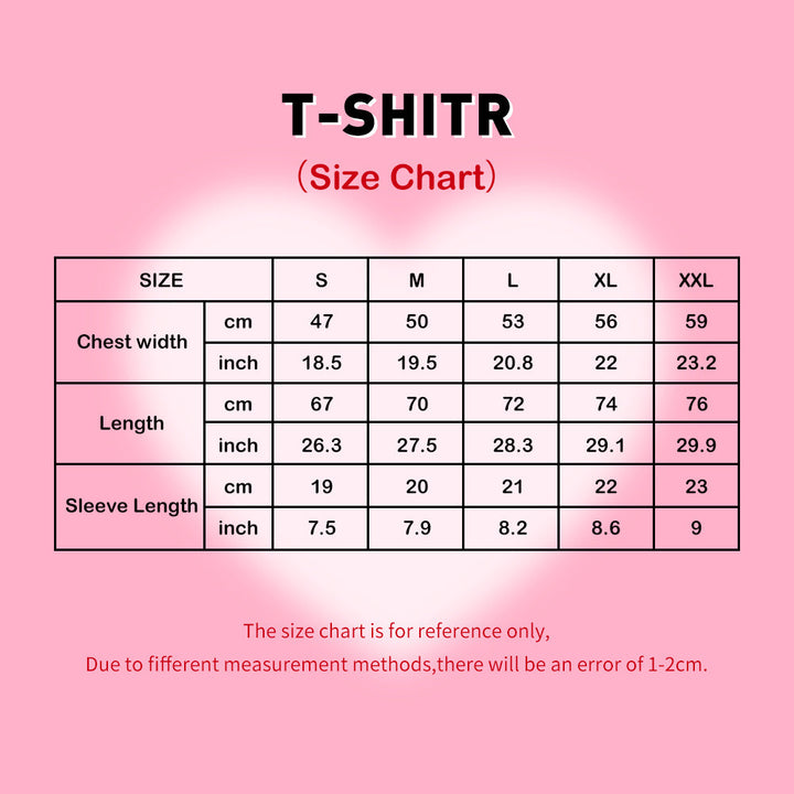 Personalized All Over Print T-shirt Custom Face Red Heart Lips T Shirts